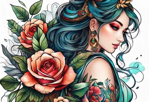arm tattoo for woman tattoo idea