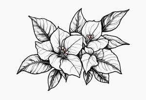 Bougainvillea tattoo idea