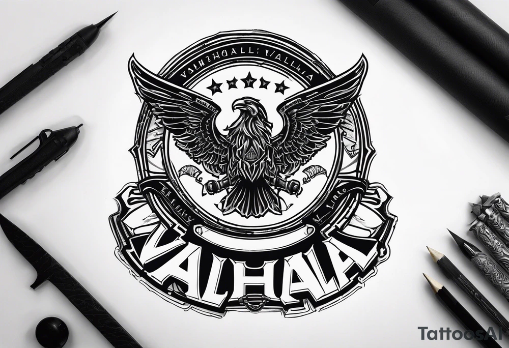 Valhalla military tattoo idea