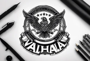 Valhalla military tattoo idea