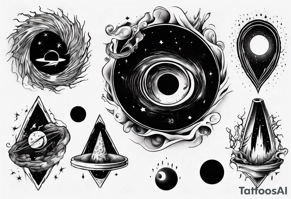 Black Hole tattoo idea