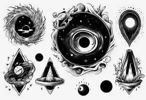 Black Hole tattoo idea
