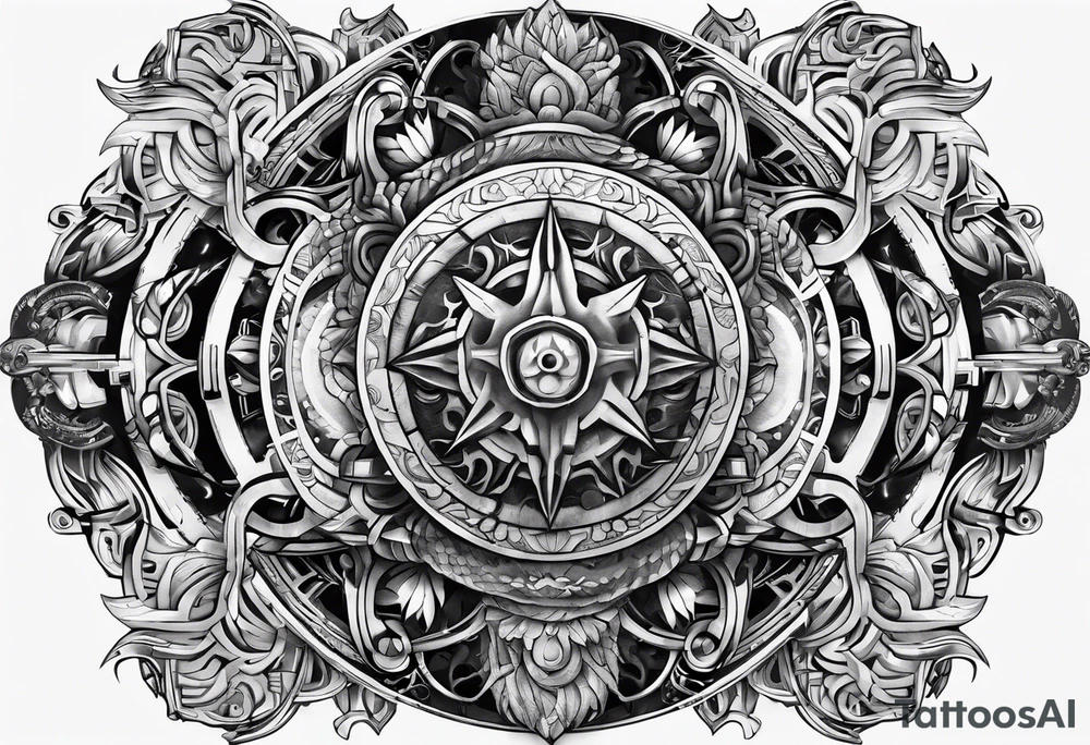Stoic symbols tattoo idea