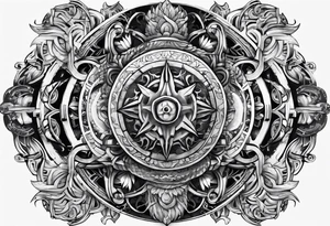 Stoic symbols tattoo idea