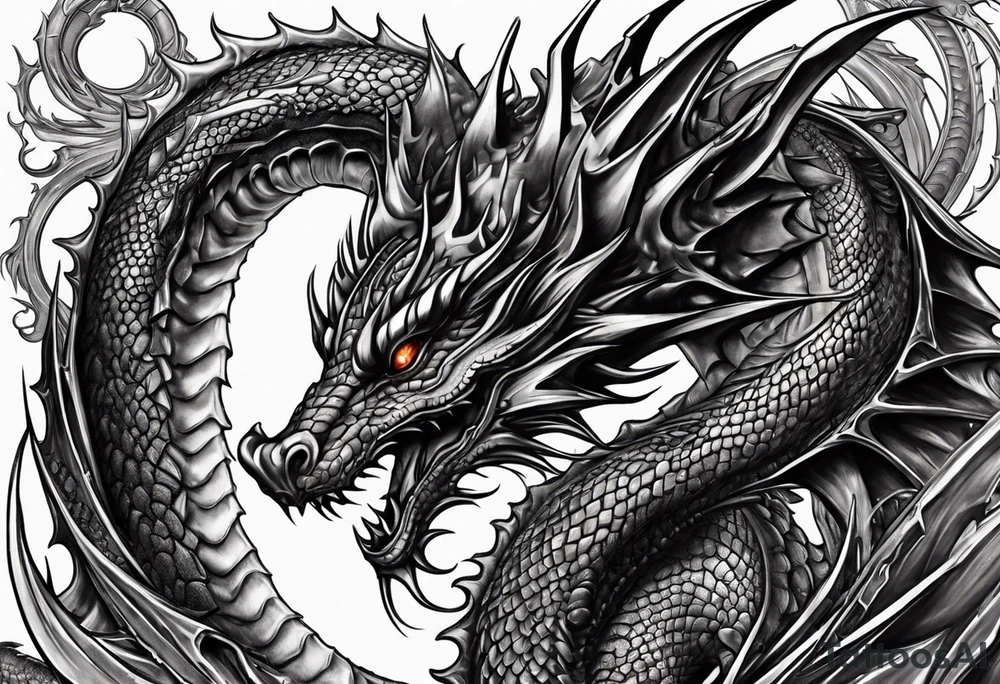Dragon tattoo idea