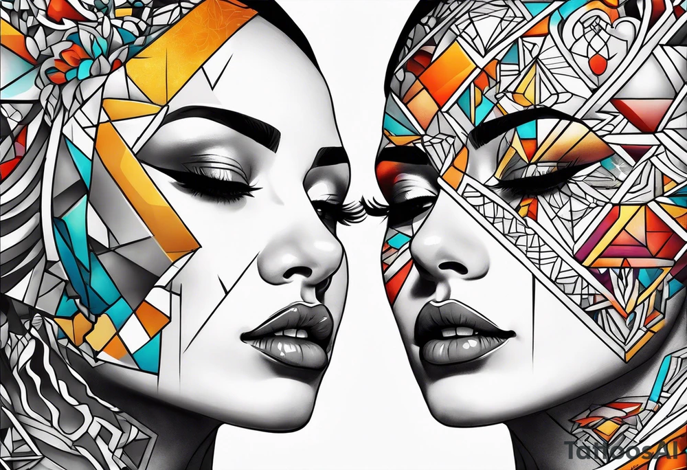2 Puzzle pieces tattoo idea
