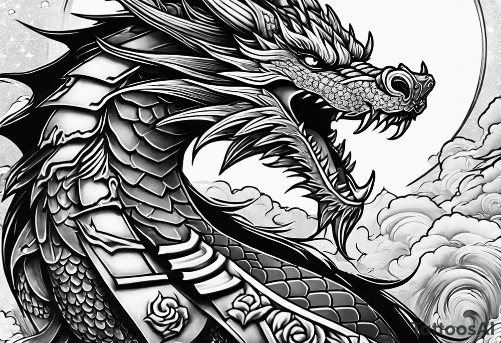 Dragon shogun star wars army tattoo idea