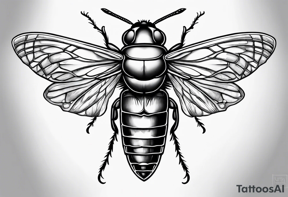 Cicada tattoo idea