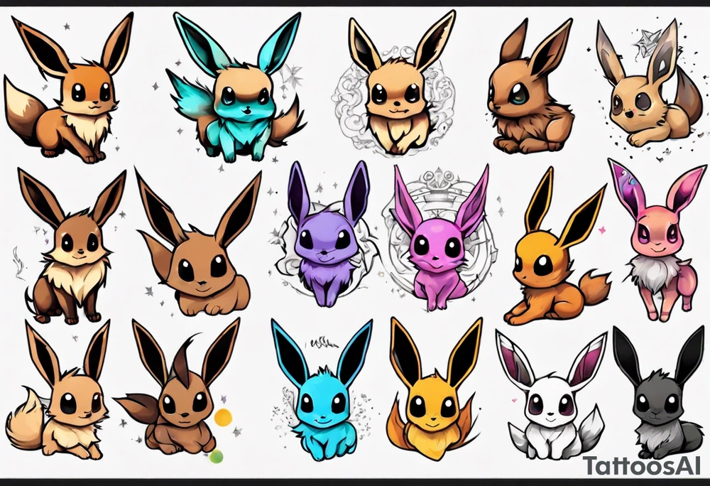 eevee tattoo idea