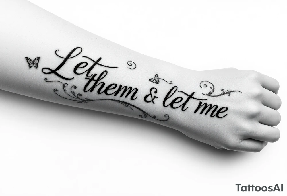 Let them and let me tattoo idea