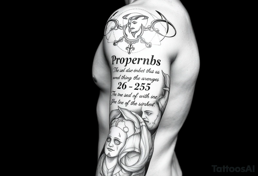 proverbs 26:25-26 tattoo idea
