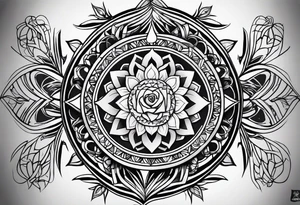 Heart chakra tattoo idea