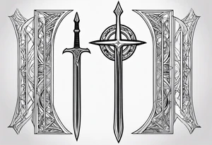 Anduril tattoo idea