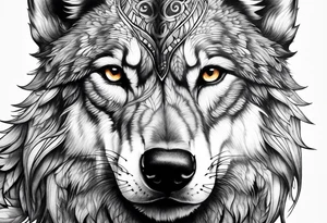 Wolf chimera tattoo idea