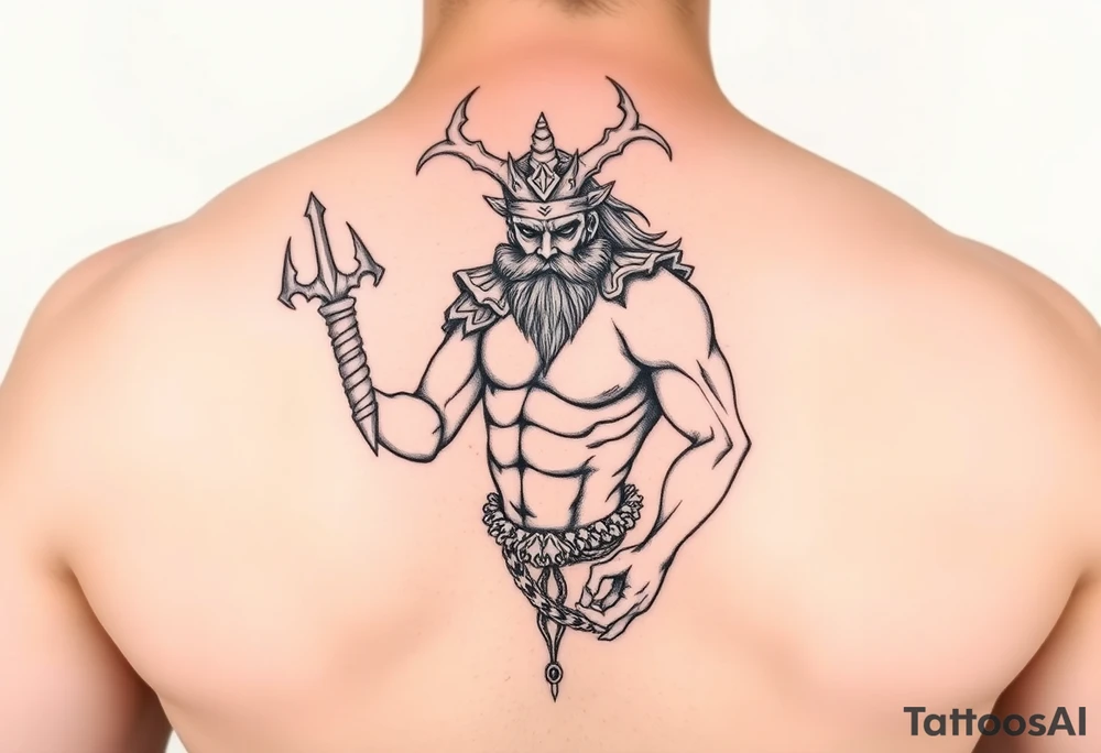 poseidon tattoo idea