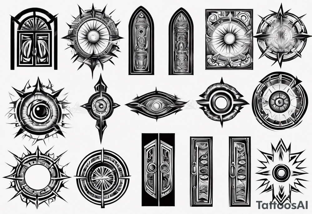 portal door tattoo idea