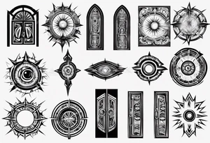 portal door tattoo idea