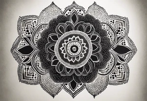 embroidered tattoo idea