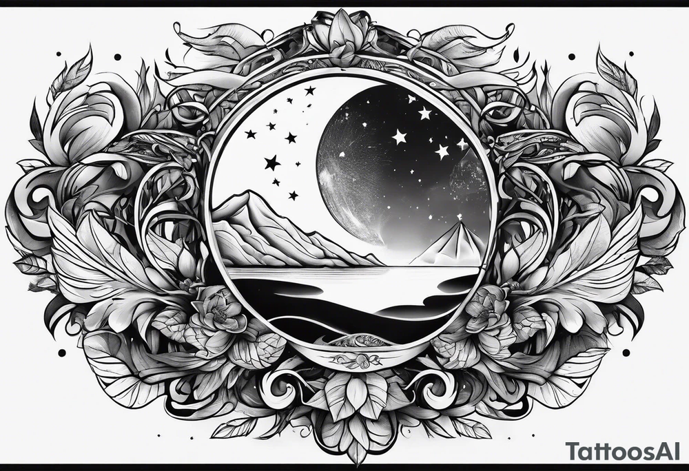 Creation of Adam tattoo idea