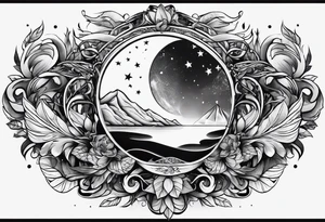 Creation of Adam tattoo idea