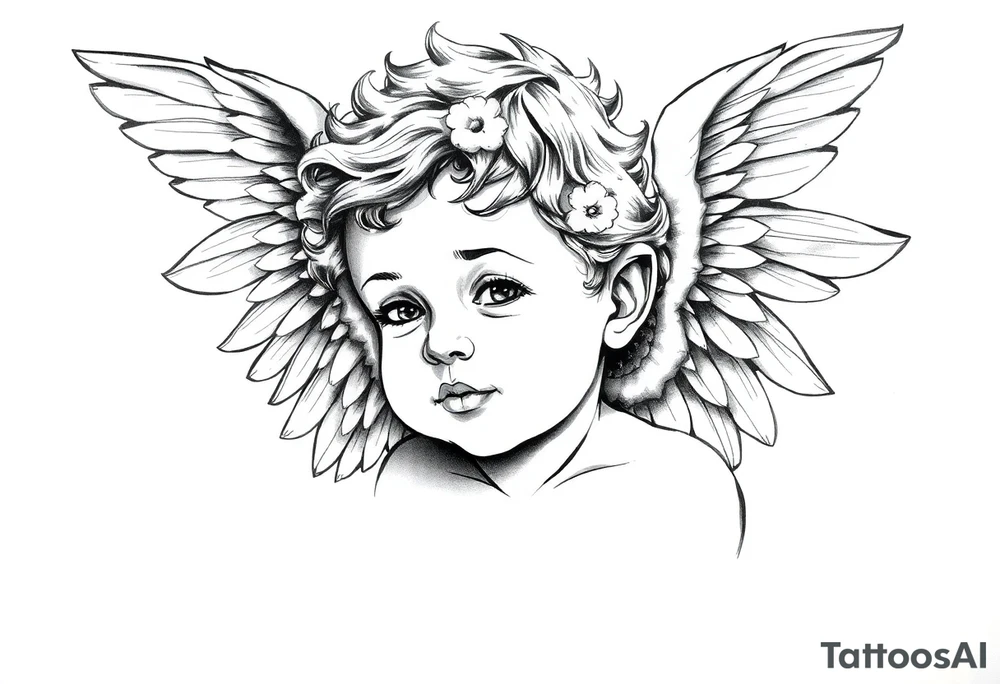 cherub tattoo idea