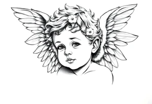 cherub tattoo idea