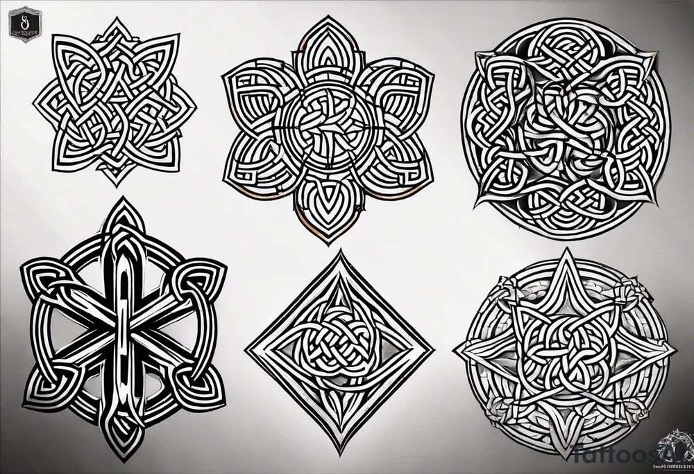 Celtic knot shoulder tattoo tattoo idea