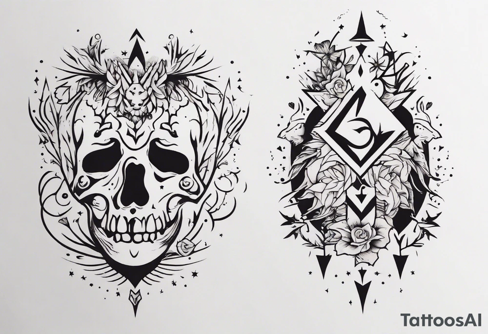 Matching tattoos for couples tattoo idea