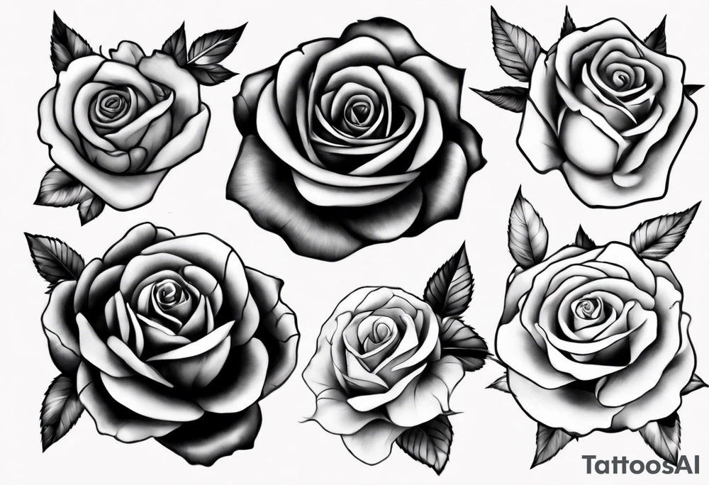 ROSAS NEGRAS tattoo idea