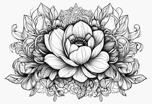 tangled flower with the laterns around it. tattoo idea