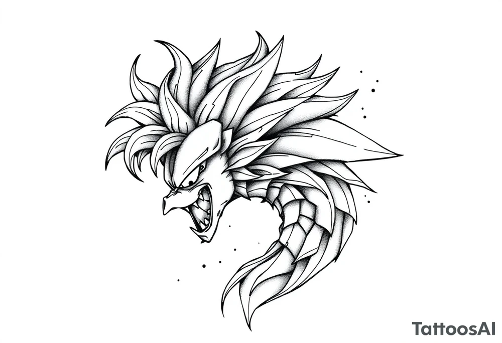 dragonball z tattoo idea