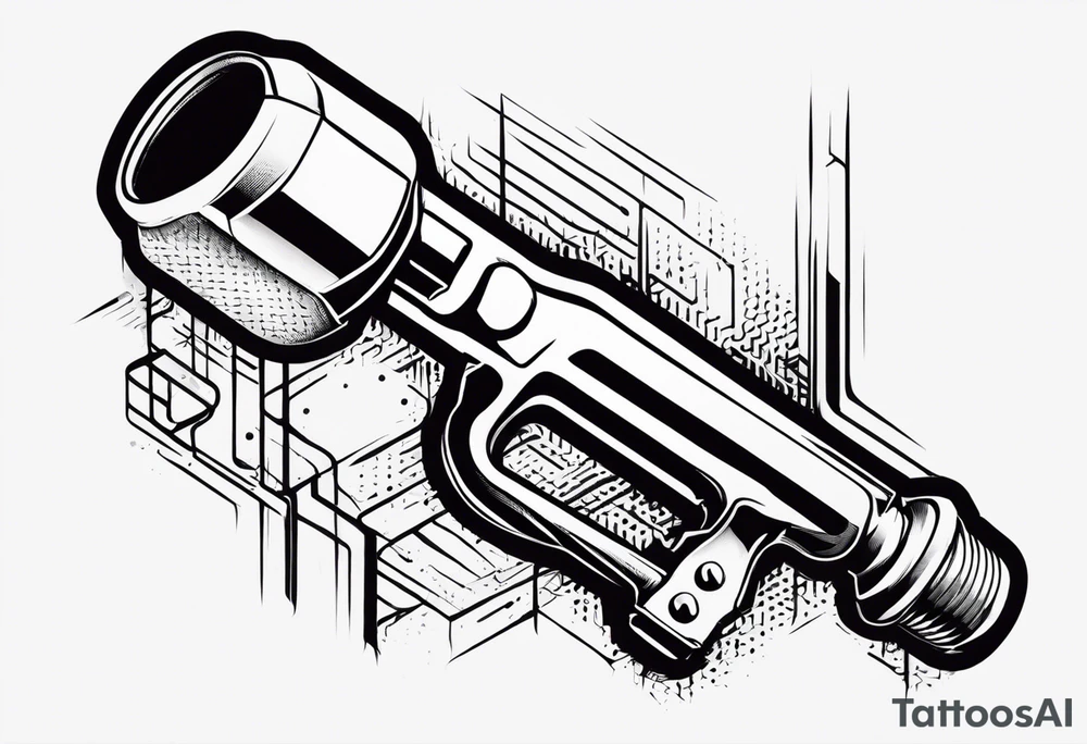 A tattoo representing a plumber 
No pipe wrench’s and simple not a lot of detail tattoo idea