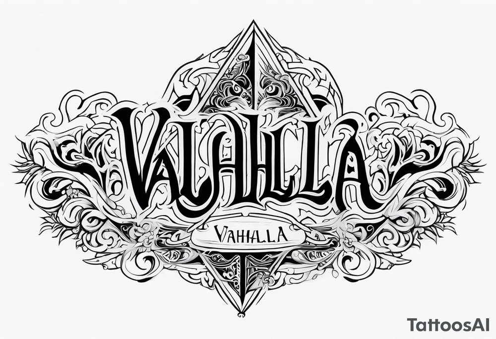 Valhalla mist tattoo idea