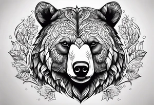 Nordic bear tattoo tattoo idea