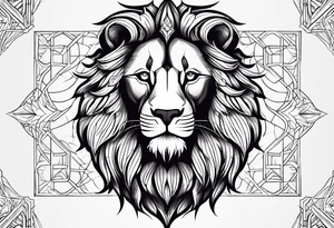 tall Raven chest facing out tattoo idea