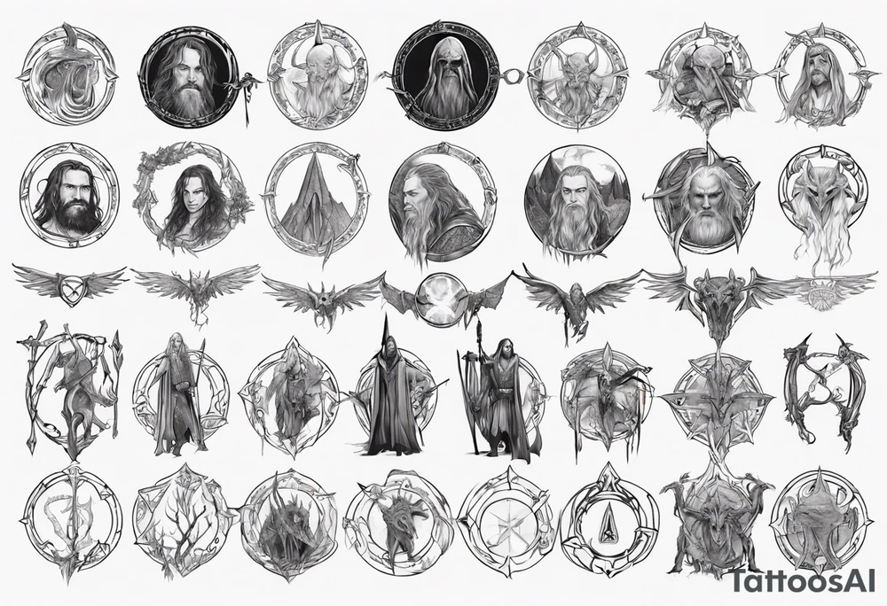 Lord of the rings, tattoo idea