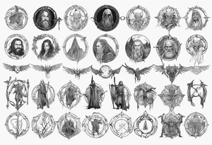 Lord of the rings, tattoo idea