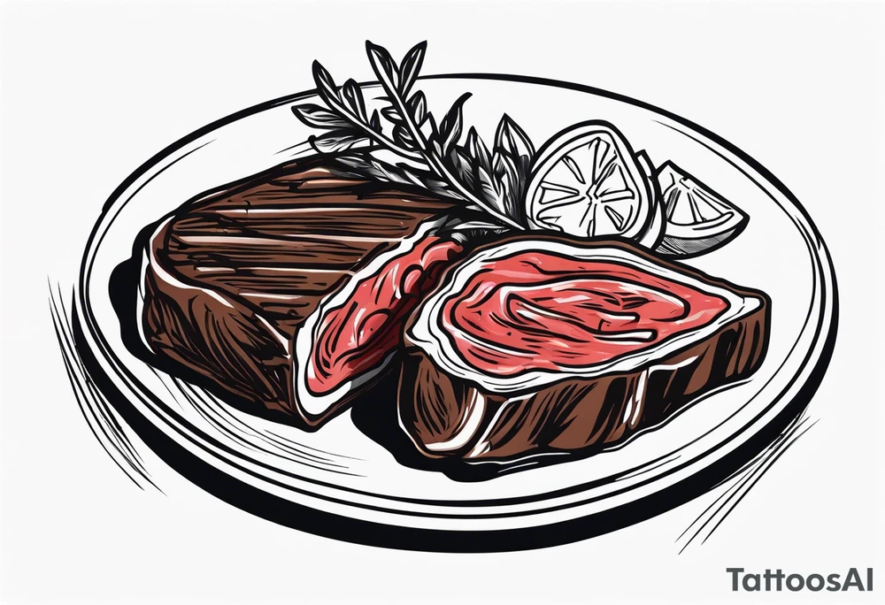 STEAK tattoo idea