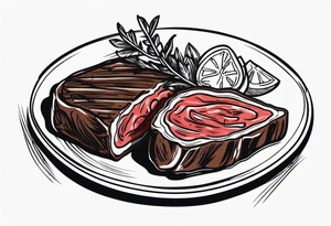 STEAK tattoo idea