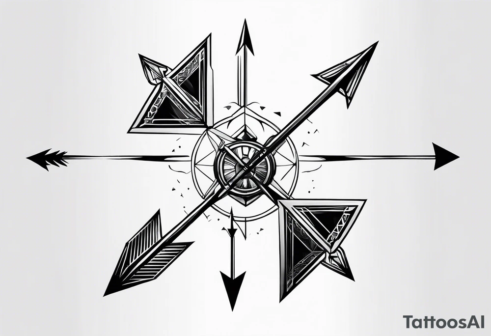 An arrow tattoo idea