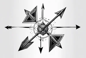 An arrow tattoo idea