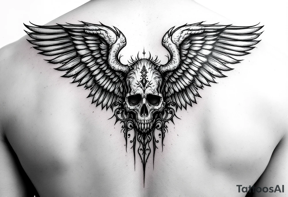 Angel tattoo tattoo idea