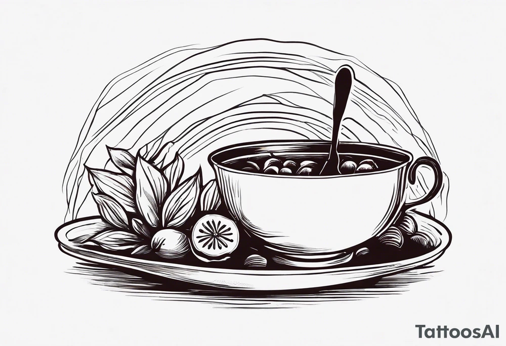 I'm looking for a tattoo design that beautifully reflects the essence of my grandma . My grandma you'll always see her smiling and ready to cook you anything you want. Her daily routine is to go to church in the morning then straight of to the farmers market. tattoo idea