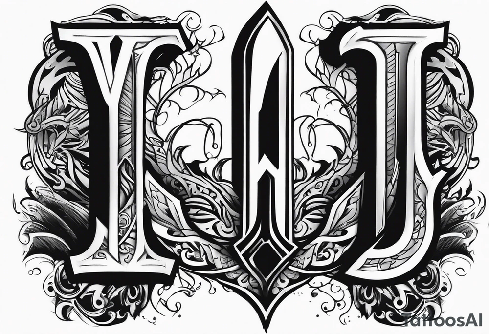 Valhalla sword tattoo idea