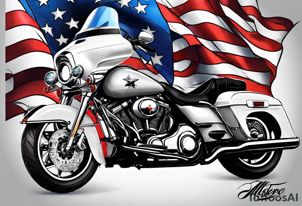 Patriotic tattoo idea