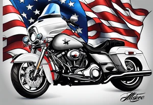 Patriotic tattoo idea