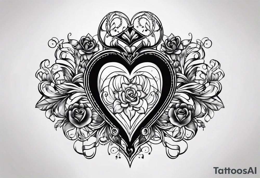corazon tattoo idea