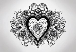 corazon tattoo idea