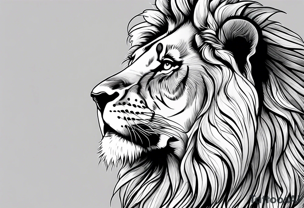 Lion of judah tattoo idea