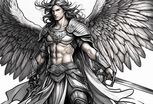 Michael the Archangel protecting me tattoo idea
